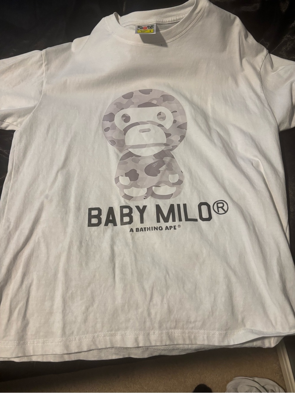Stylish White tee with Ape